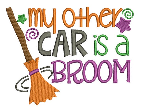 Halloween Word Art Set 2 Machine Embroidery Designs by JuJu