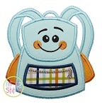 Happy Backpack Applique | Machine Embroidery Designs by JuJu