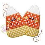 Happy Candy Corn Applique | Machine Embroidery Designs by JuJu