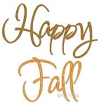 Happy Fall | Machine Embroidery Designs by JuJu