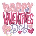 Happy Valentine's Day Embroidery | Machine Embroidery Designs by JuJu