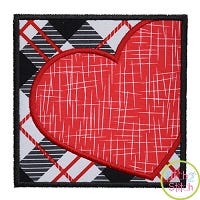 Heart Box Applique | Machine Embroidery Designs by JuJu