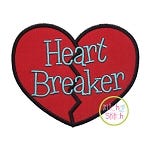 Heart Breaker Applique | Machine Embroidery Designs by JuJu