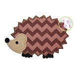 Hedgehog Applique | Machine Embroidery Designs by JuJu