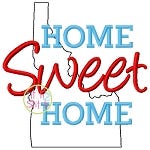 Home Sweet Home Idaho Embroidery | Machine Embroidery Designs by JuJu