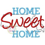 Home Sweet Home Massachusetts Embroidery | Machine Embroidery Designs by JuJu