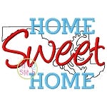 Home Sweet Home Maryland Embroidery | Machine Embroidery Designs by JuJu