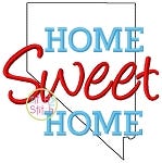 Home Sweet Home Nevada Embroidery | Machine Embroidery Designs by JuJu