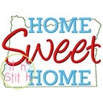 Home Sweet Home Oregon Embroidery | Machine Embroidery Designs by JuJu