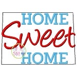Home Sweet Home Wyoming Embroidery | Machine Embroidery Designs by JuJu