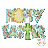 Hoppy Easter Applique | Machine Embroidery Designs by JuJu