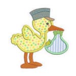 Hush Little Baby Applique Machine Embroidery Designs by JuJu 