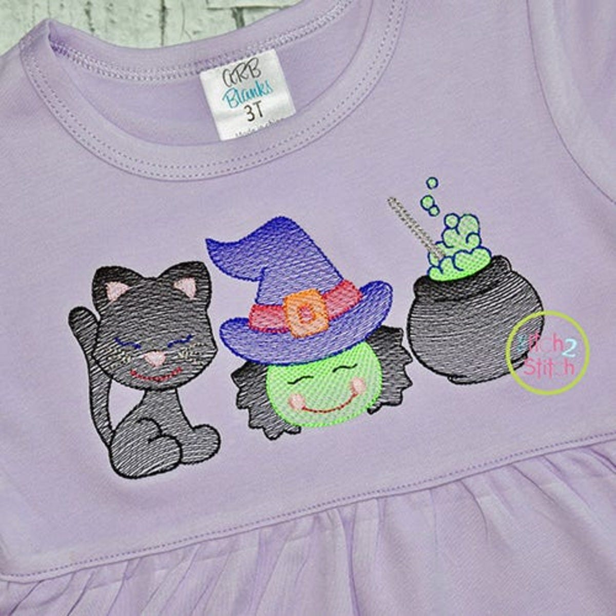 Hocus Pocus Embroidery Designs Bundle
