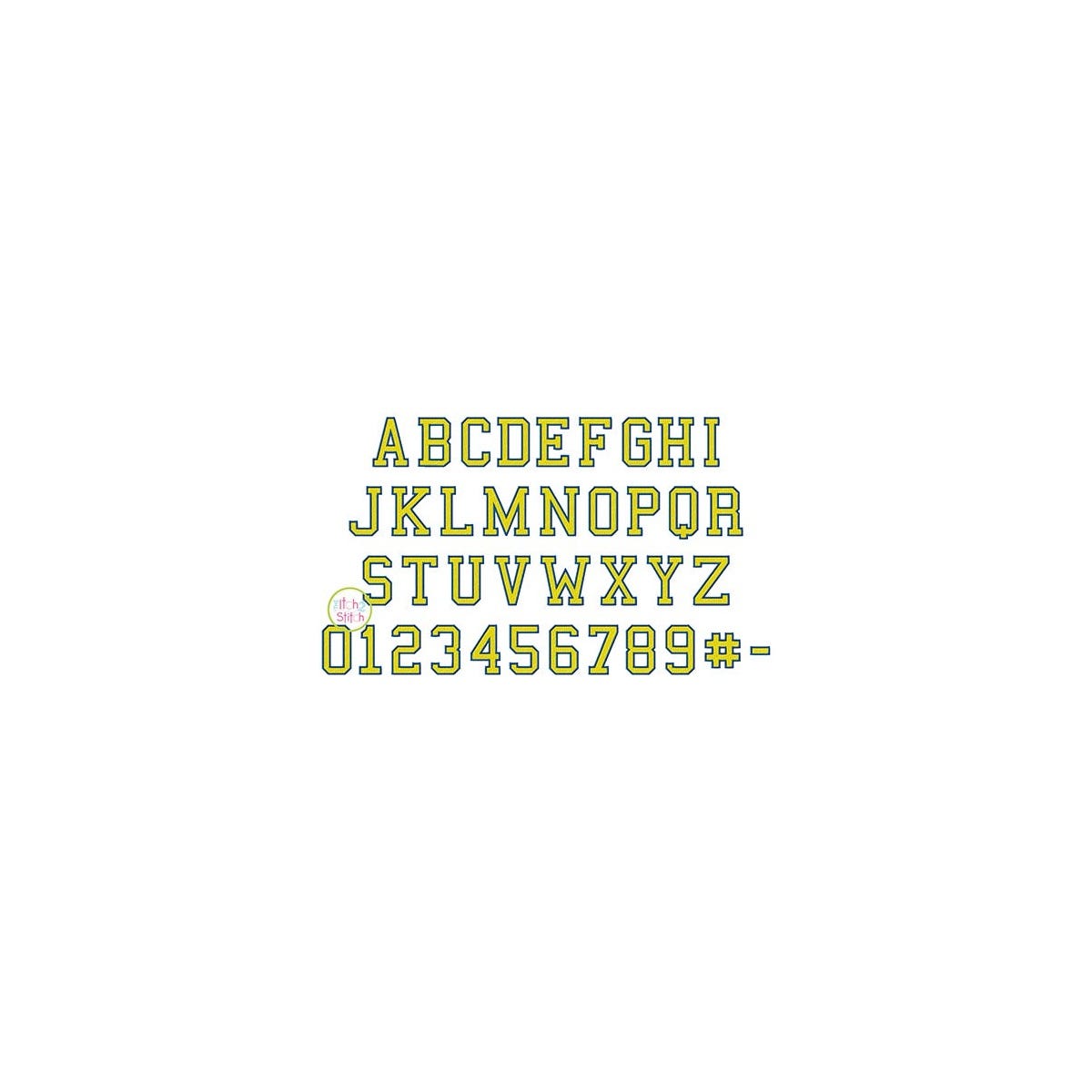 Varsity Embroidery Font Bundle