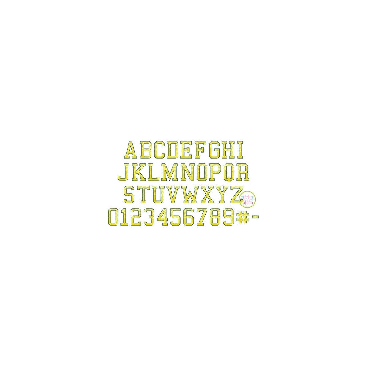 Varsity Embroidery Font Bundle