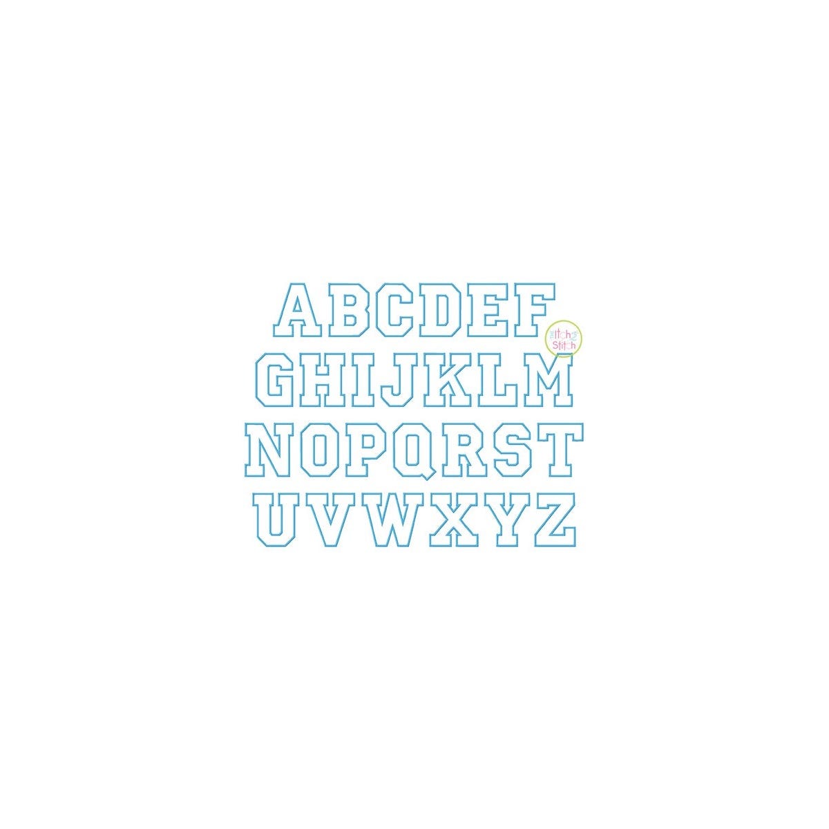 Varsity Embroidery Font Bundle
