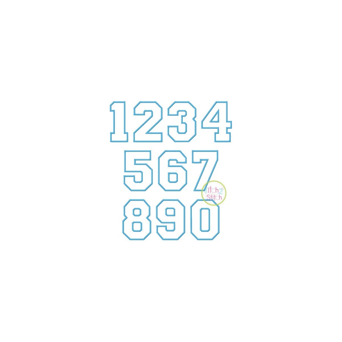 Varsity Embroidery Font Bundle