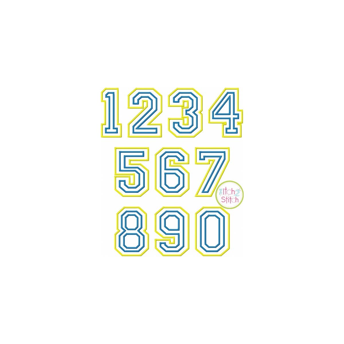 Varsity Embroidery Font Bundle