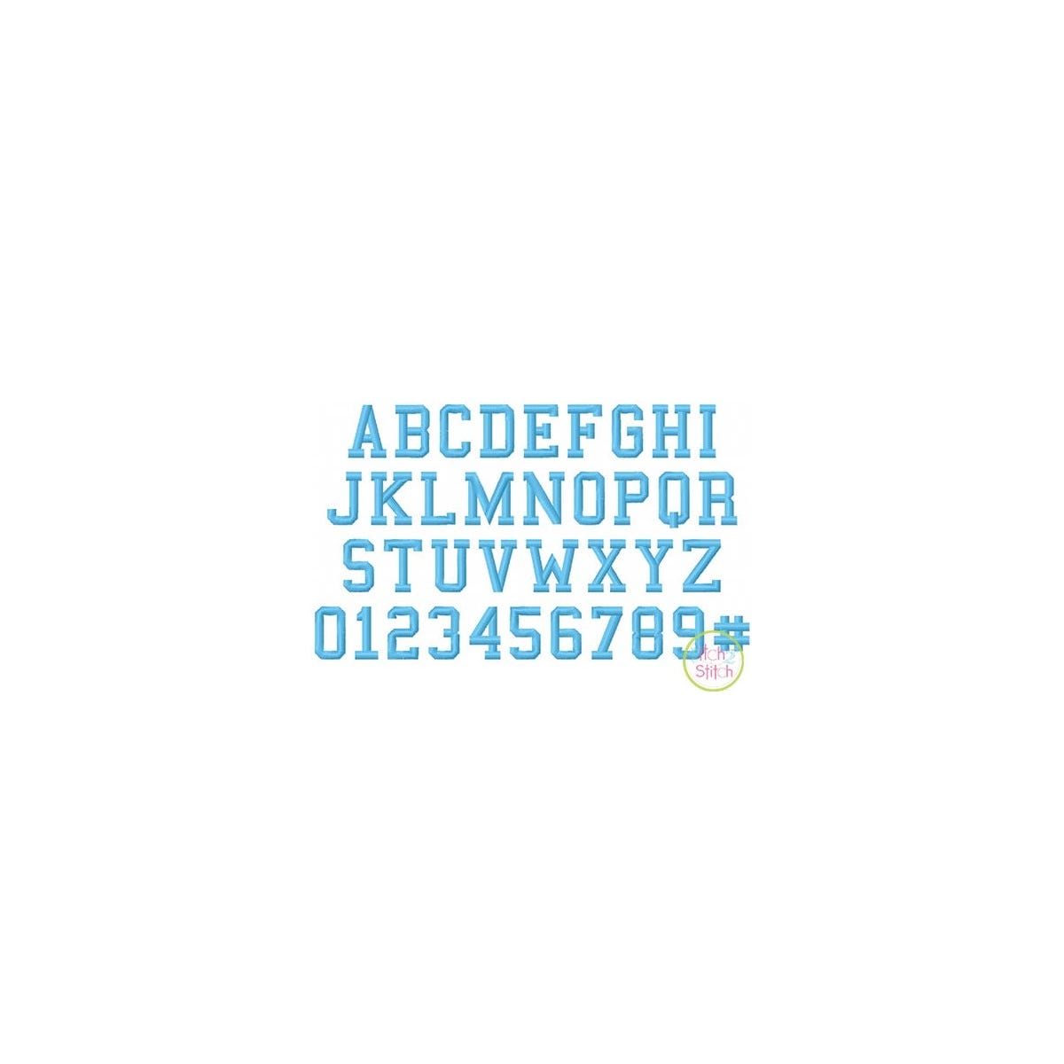 Varsity Embroidery Font Bundle