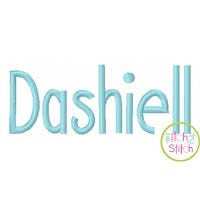 Dashiell Embroidery Font | Machine Embroidery Designs by JuJu