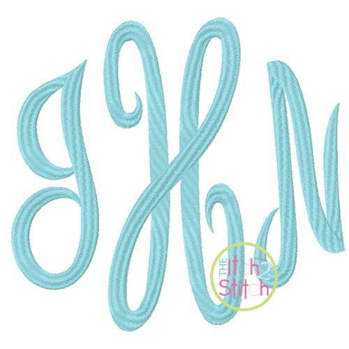 Empress Large Monogram Embroidery Font | Machine Embroidery Designs by JuJu