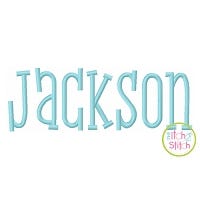 Jackson Embroidery Font | Machine Embroidery Designs by JuJu