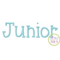 Junior Embroidery Font | Machine Embroidery Designs by JuJu