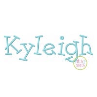 Kyleigh Embroidery Font | Machine Embroidery Designs by JuJu