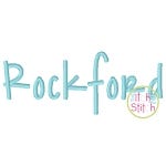 Rockford Embroidery Font | Machine Embroidery Designs by JuJu