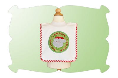 I Believe In Santa Applique