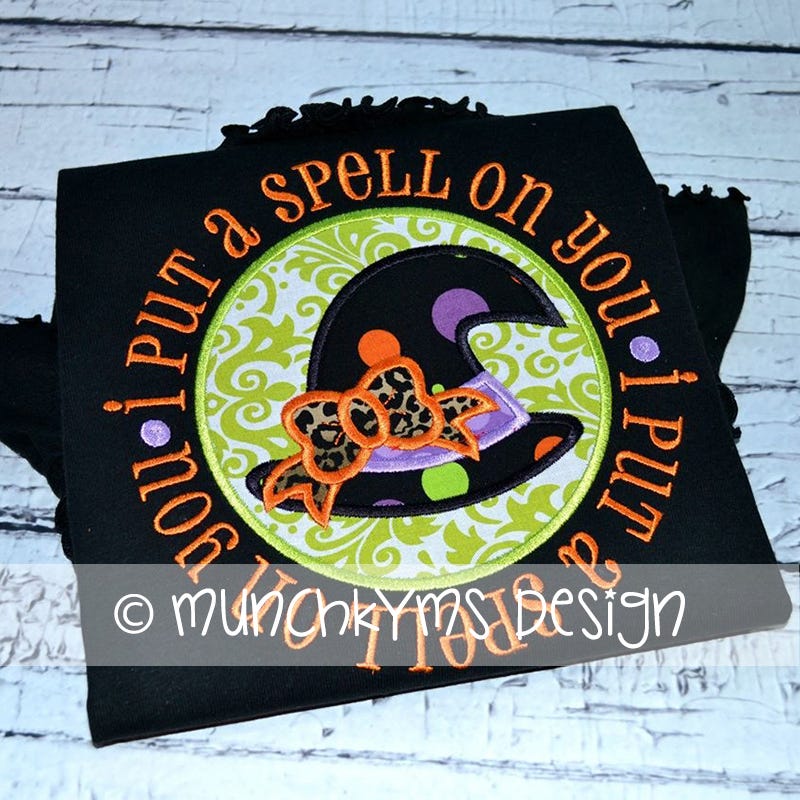 I Put A Spell On You | Machine Embroidery Designs by JuJu
