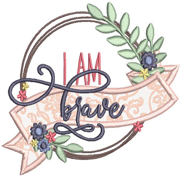I Am Wreaths Machine Embroidery Designs by JuJu