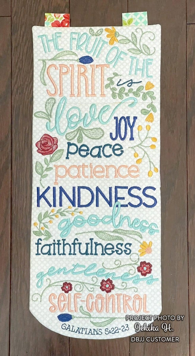 ITH Fruit Of The Spirit Wall Hanging