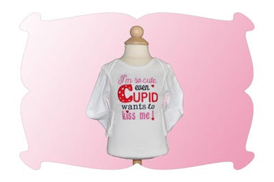 I'm So Cute Cupid Applique