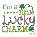 I'm a Little Lucky Charm Embroidery | Machine Embroidery Designs by JuJu