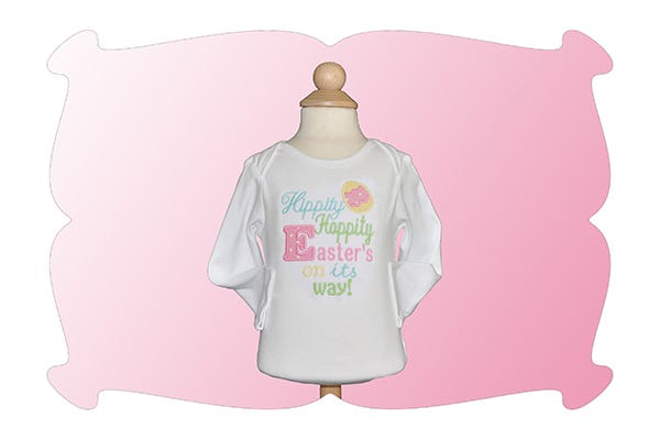 Hippity Hoppity Easter Applique | Machine Embroidery Designs by JuJu