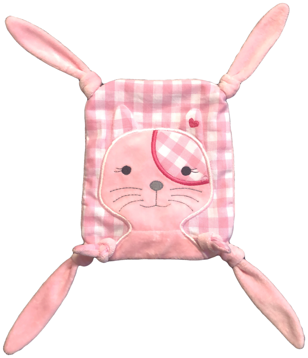 Cat Baby Toy Blanket | Machine Embroidery Designs by JuJu
