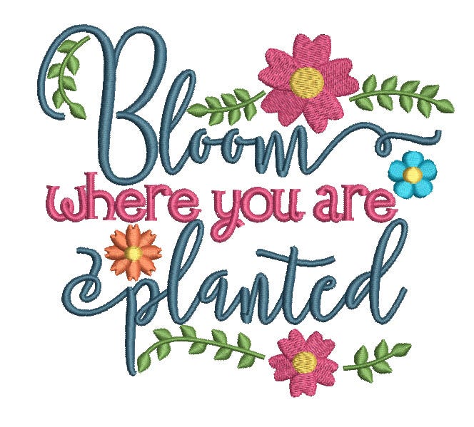 Inspired Sayings Set 1 Machine Embroidery Designs by JuJu