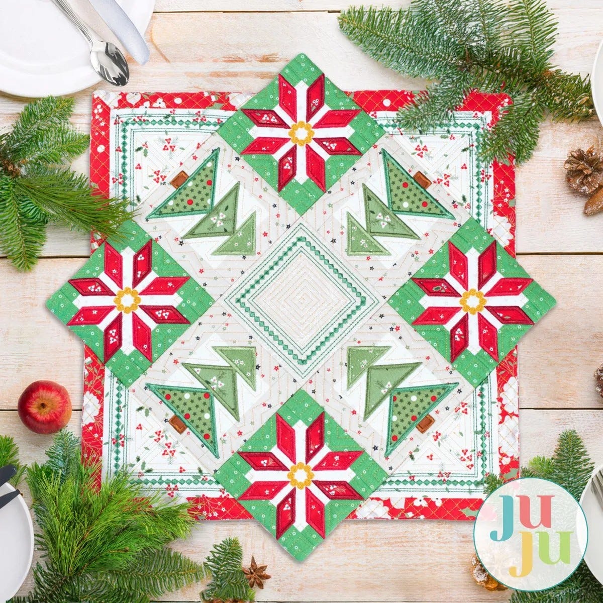 Poinsettia Christmas Coordinates Bundles
