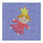 Itty Bitty Princess Machine Embroidery Designs by JuJu