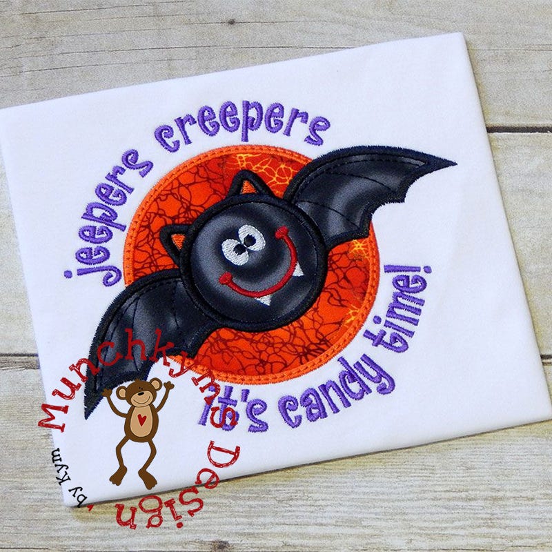 Jeepers Creepers Candy Time Applique | Machine Embroidery Designs by JuJu