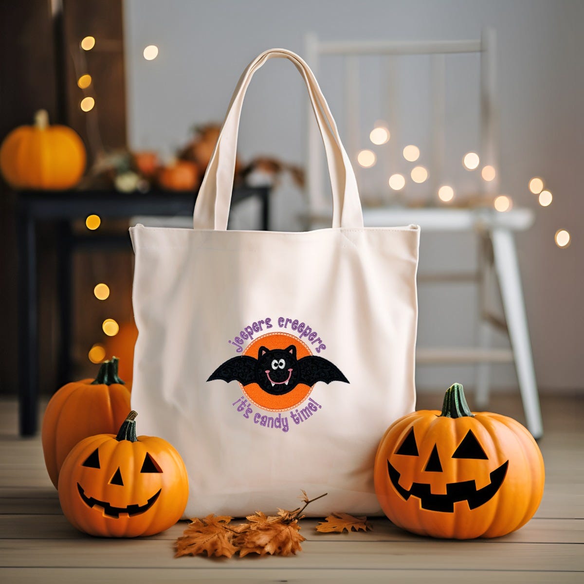 Jeepers Creepers Candy Time Applique | Machine Embroidery Designs by JuJu