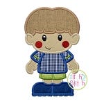 Jersey Boy Applique | Machine Embroidery Designs by JuJu