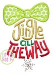 Jingle All the Way Bell Embroidery | Machine Embroidery Designs by JuJu