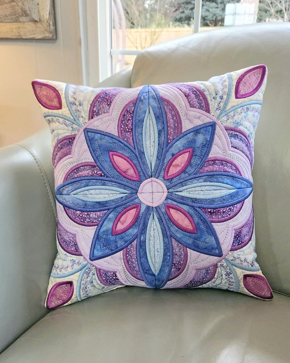 ITH Josephine Pillow | Machine Embroidery Designs by JuJu