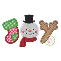 Joy 2 Applique | Machine Embroidery Designs by JuJu