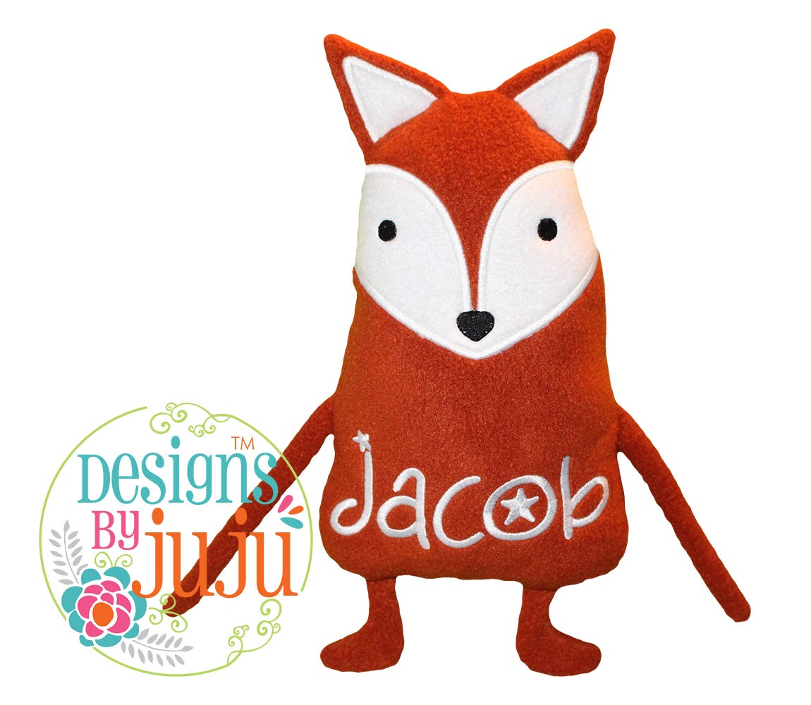 Felix Fox | Machine Embroidery Designs by JuJu