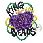 King of the Beads Applique | Machine Embroidery Designs by JuJu
