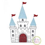 Knight Castle Embroidery | Machine Embroidery Designs by JuJu