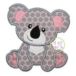 Koala Bear Applique | Machine Embroidery Designs by JuJu